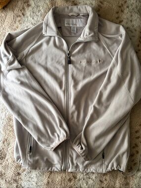 North End Men's Light Gray Full-Zip Lightweight Fleece Jacket